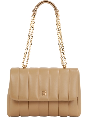 Tommy Hilfiger Borsa a tracolla con catenella beige