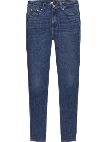 Tommy Hilfiger Jeans slim fit a vita media denim dark
