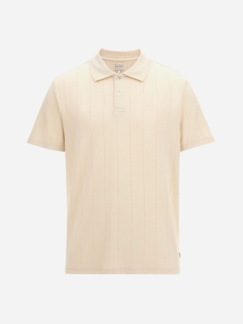 Guess Polo in maglia a costine rosa