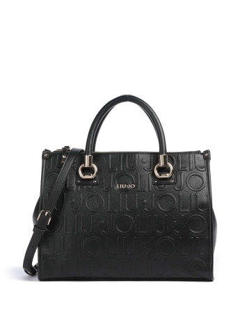 Liu-jo Borsa satchel media con logo nera