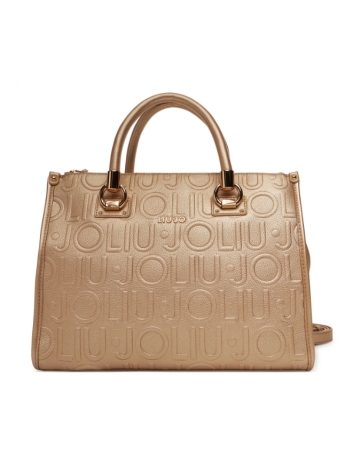 Liu-jo Borsa satchel media con logo oro
