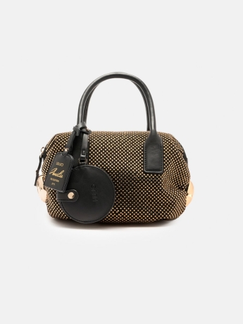 Liu-jo Borsa piccola con strass NERO/ORO
