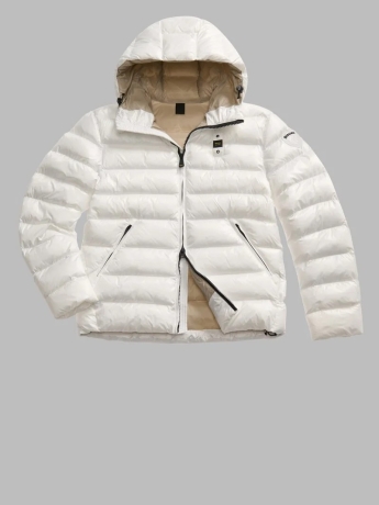 Blauer GIUBBOTTO IN NYLON  BIANCO ECO ADAMS