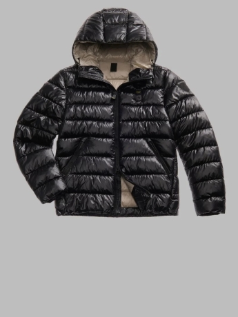 Blauer GIUBBOTTO IN NYLON  NERO ECO ADAMS