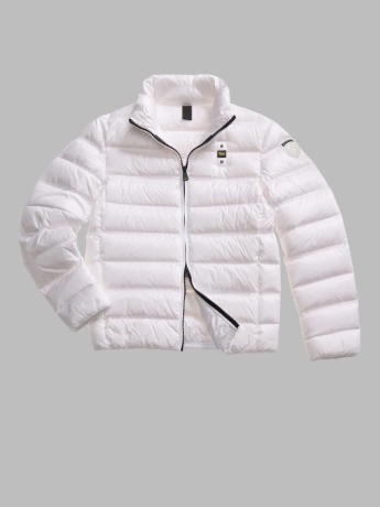 Blauer GIUBBOTTO PIUMINO CON COLLO ALLA COREANA BIANCO  BELMONT