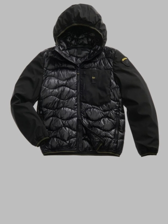 Blauer GIUBBOTTO PIUMINO NERO  IMBOTTITURA MISTA ALBERT