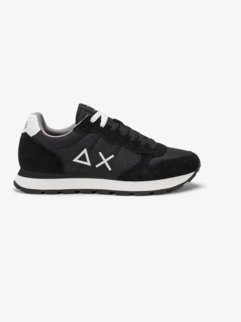 Sun68 Sneaker Tom in nylon e suede nero