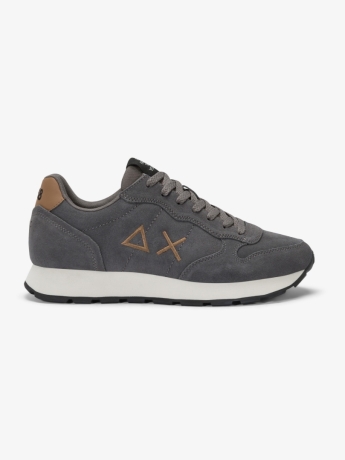 Sun68 Sneaker Tom in suede grigio scuro