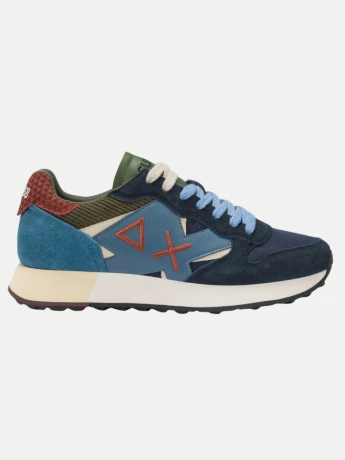 Sun68 JAKI WINTER con riporti in velluto blu