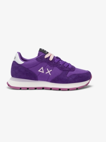 Sun68 Sneaker Ally Solid in nylon e suede viola