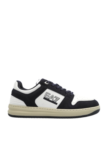 Emporio Armani Sneakers Slasher IN ECOPELLE BIANCA E BLU