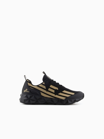 Emporio Armani Sneakers Ultimate C2 Kombat Core NERA LOGO ORO