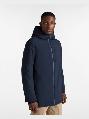 Harmont&blaine Giubbotto parka in  Softshell con Cappuccio blu