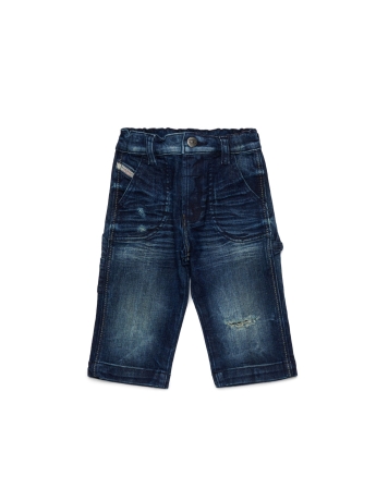 Diesel Jeans infant blu scuro larghi con rotture