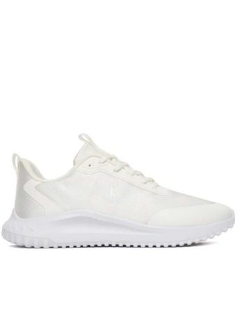 Calvin Klein sneakers uomo eva runner bianche con logo laterale