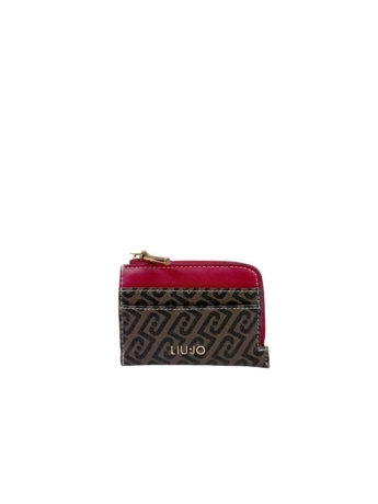Liu-jo porta carte di credito  in ecopelle bicolor logato