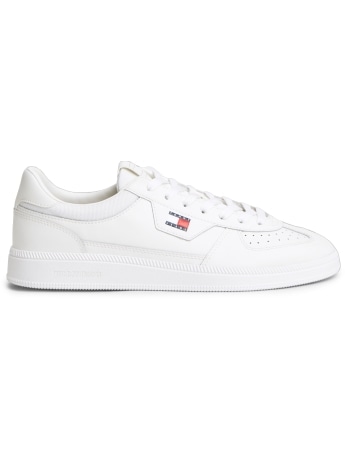 Tommy Hilfiger sneakers uomo the greenwich edge core in pelle bianco