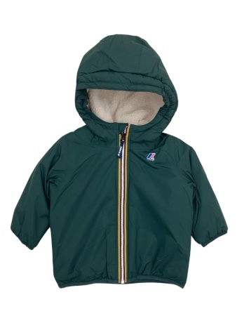 Kway giacca infant e. le vrai 4.0 claudine orsetto verde jungle