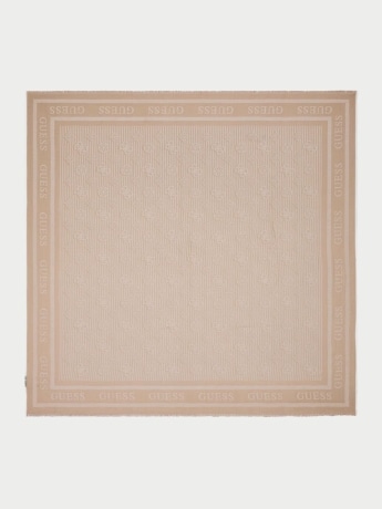 Guess foulard keffia ella logo kefiah beige logata