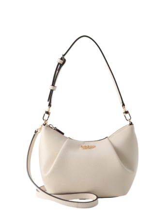 Guess borsa a spalla donna amorette in ecoepelle beige chiaro con logo