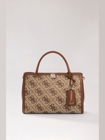 Guess borsa a tracolla donna con big logo audrey beige