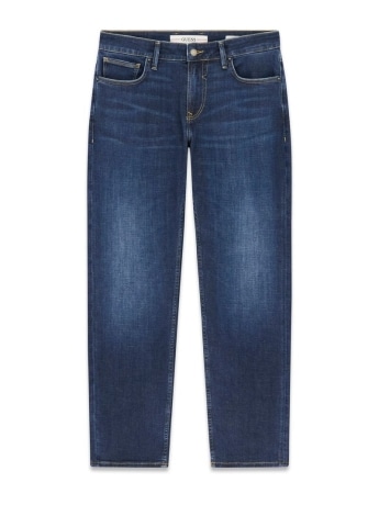 Guess jeans uomo angels relaxed fit in denim blu sabbiato