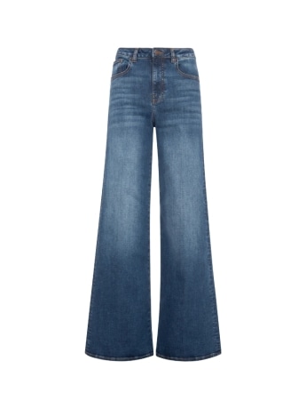 Fracomina jeans eva flare in denim lavaggio medio
