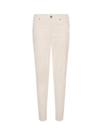 Fracomina pantalone donna in velluto crema
