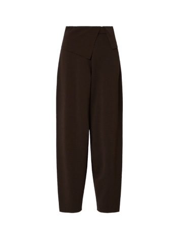 Liu-jo pantalone donna in misto viscosa marrone