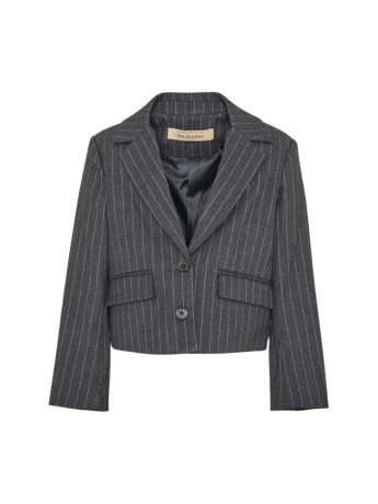 Trussardi giacca bimba/junior grigio gessato
