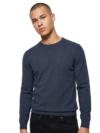 Tiffosi maglia uomo in cotone blu
