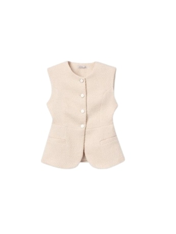 Tiffosi gilet donna gorgeous beige