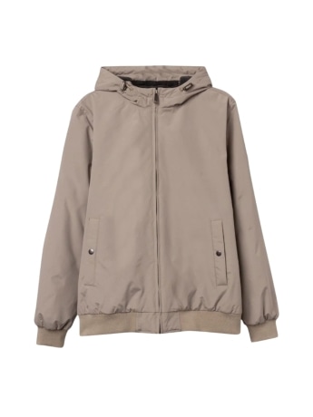 Tiffosi giacca uomo belcher con zip e cappuccio beige