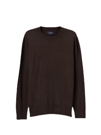 Tiffosi maglia uomo girocollo elijah marrone