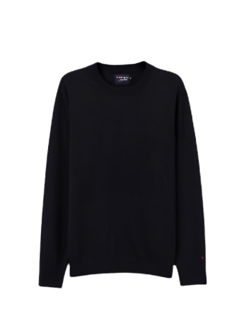 Tiffosi maglia uomo girocollo elijah blu scuro