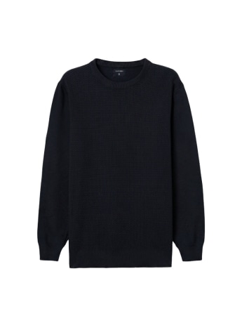 Tiffosi maglia uomo bair in cotone blu scuro
