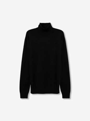 Tiffosi maglia uomo bond a collo alto nera
