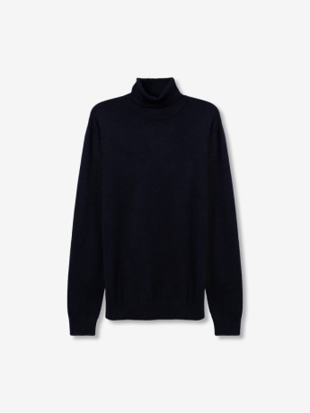 Tiffosi maglia uomo bond a collo alto blu navy